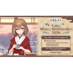 Nanashi Mumei Cozy Winter Merchandise 2024 Merch Complete Set