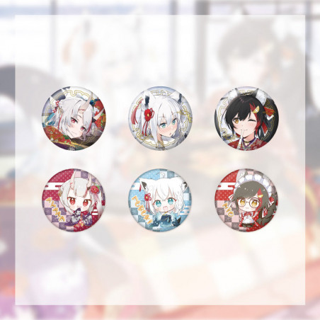 [AyaFubuMi's Laid-Back New Year] Merchandise Random Jewelry Button Badge