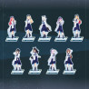 3D Acrylic Stand Blue Journey Outfit ver. Gen 0 & Gen 1 & Gen 2 & Gamers