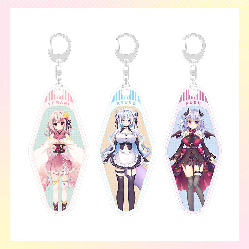 HACONECT Motel Acrylic Keychain - Gen 1