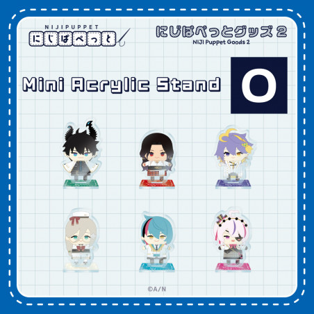 "NIJI Puppet Goods 2" Mini Acrylic Stand - O