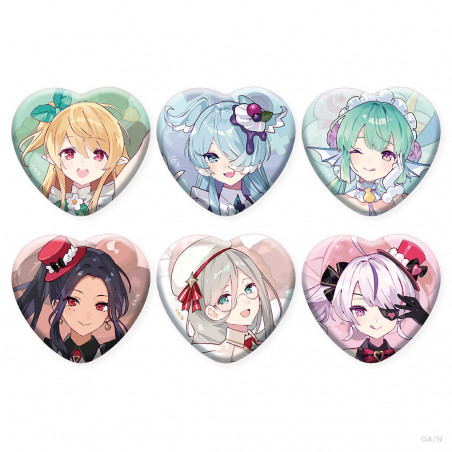 "NIJISANJI EN Confectionery" Heart Badge