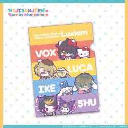 "NIJISANJI EN × Sanrio characters" File Folder Luxiem