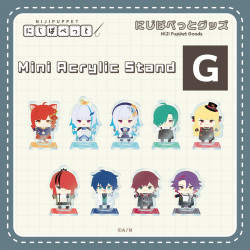 "NIJI Puppet Goods" Mini Acrylic Stand - G