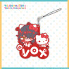 "NIJISANJI EN × Sanrio characters" Rubber Keychain Luxiem