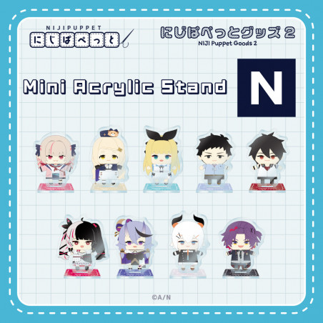 "NIJI Puppet Goods 2" Mini Acrylic Stand - N