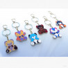 "NIJI Bear vol.1" Metal Key Chain