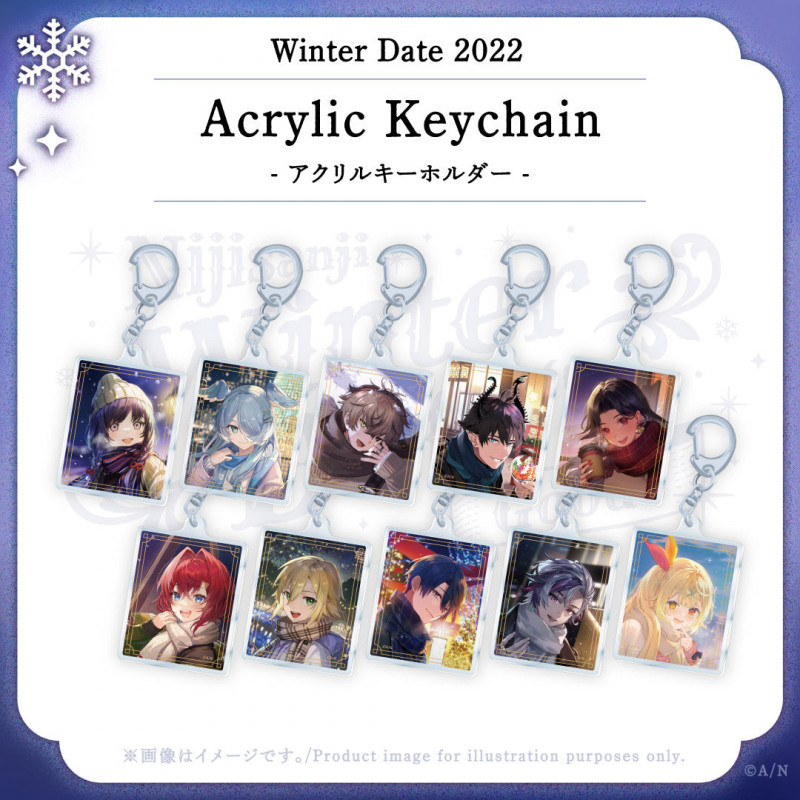 "Winter Date" Acrylic Keychain