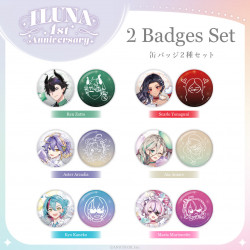 "ILUNA 1st Anniversary" 2 Badges Set