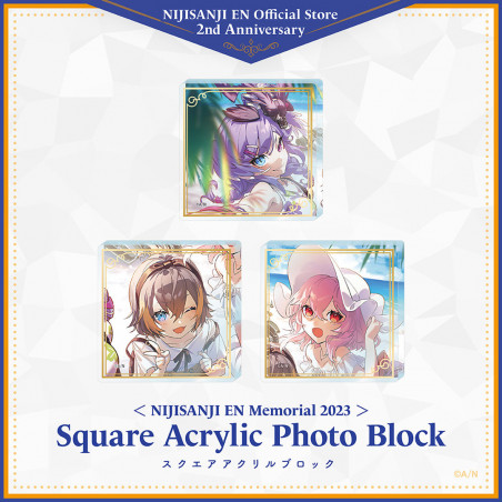 "NIJISANJI EN Memorial 2023" Square Acrylic Photo Block OBSYDIA