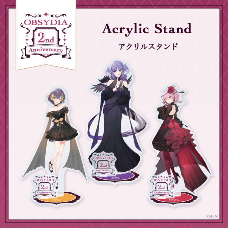 OBSYDIA 2nd Anniversary Acrylic Stand