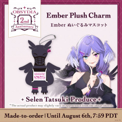 OBSYDIA 2nd Anniversary Ember Plush Charm