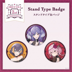 OBSYDIA 2nd Anniversary Stand Type Badge