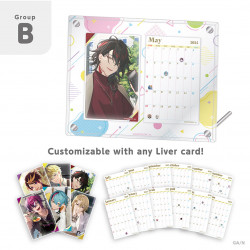 "NIJISANJI EN Acrylic Desk Calendar 2024" Group B