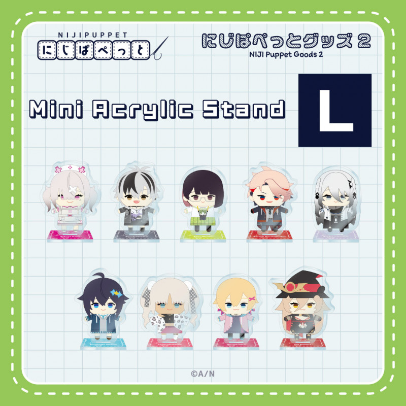 "NIJI Puppet Goods 2" Mini Acrylic Stand - L