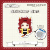 "NIJI Puppet Goods" Sticker Set - D