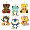 "NIJI Bear vol.1" Metal Key Chain